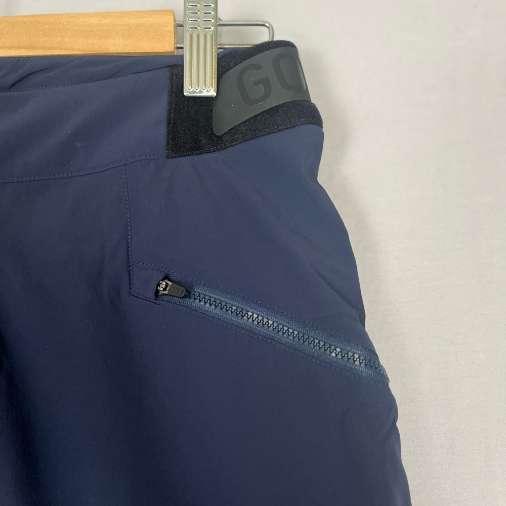 Gore Wear Fernflow Mountain Bike Short Women Small 4/6 Dark Blue Bermuda Stretch - Picture 5 of 10